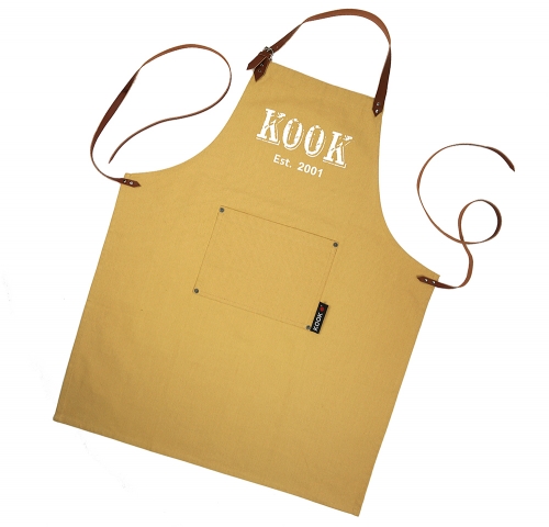 Merk KOOK kijk op onze site www.kookvrienden.nl voor meer items, shorten, ovenwanten, theedoeken, keukendoeken, tafelkleden en servetten. Koken was nog nooit zo leuk!